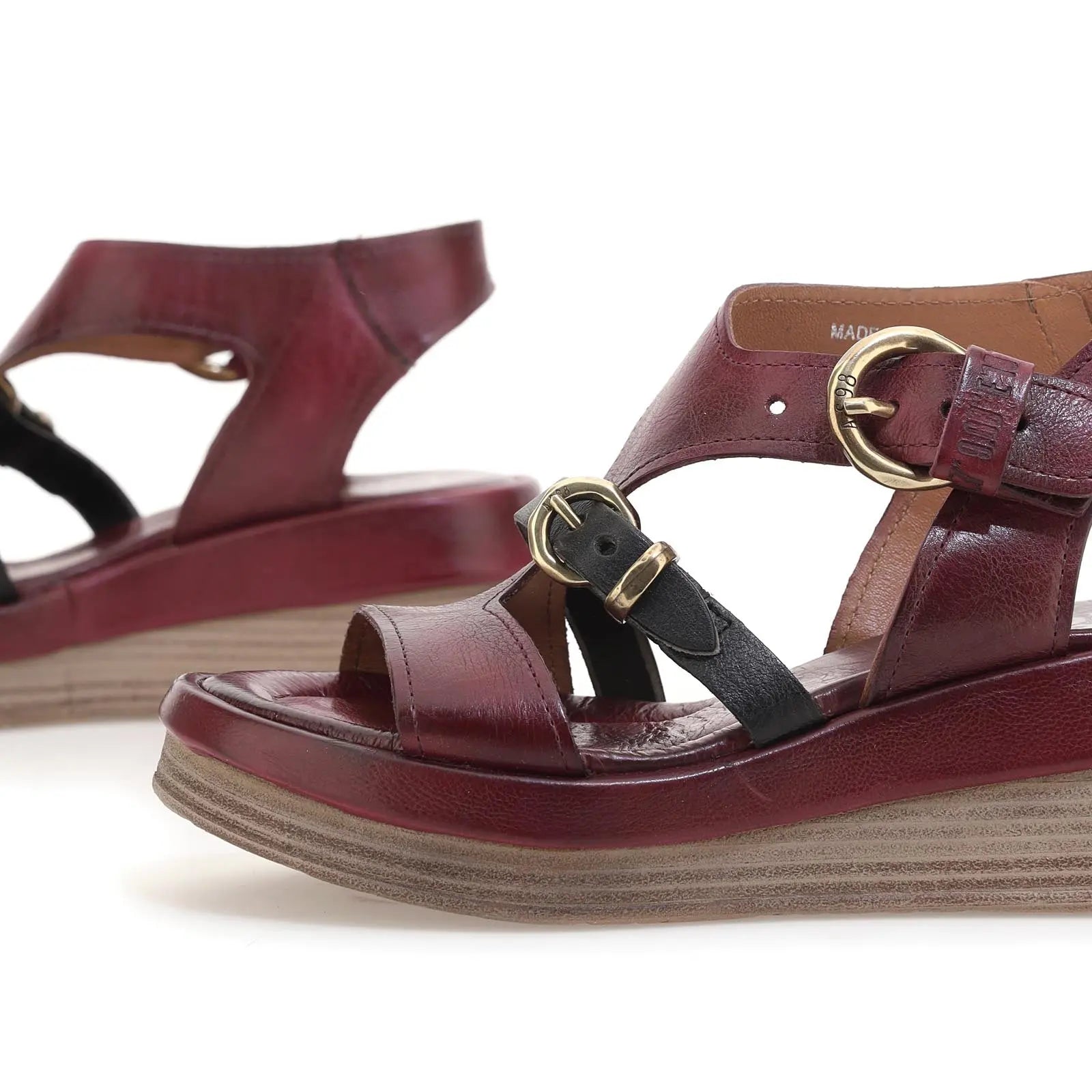 Stanley A.S.98 Red Summer 25 Leather Sandal