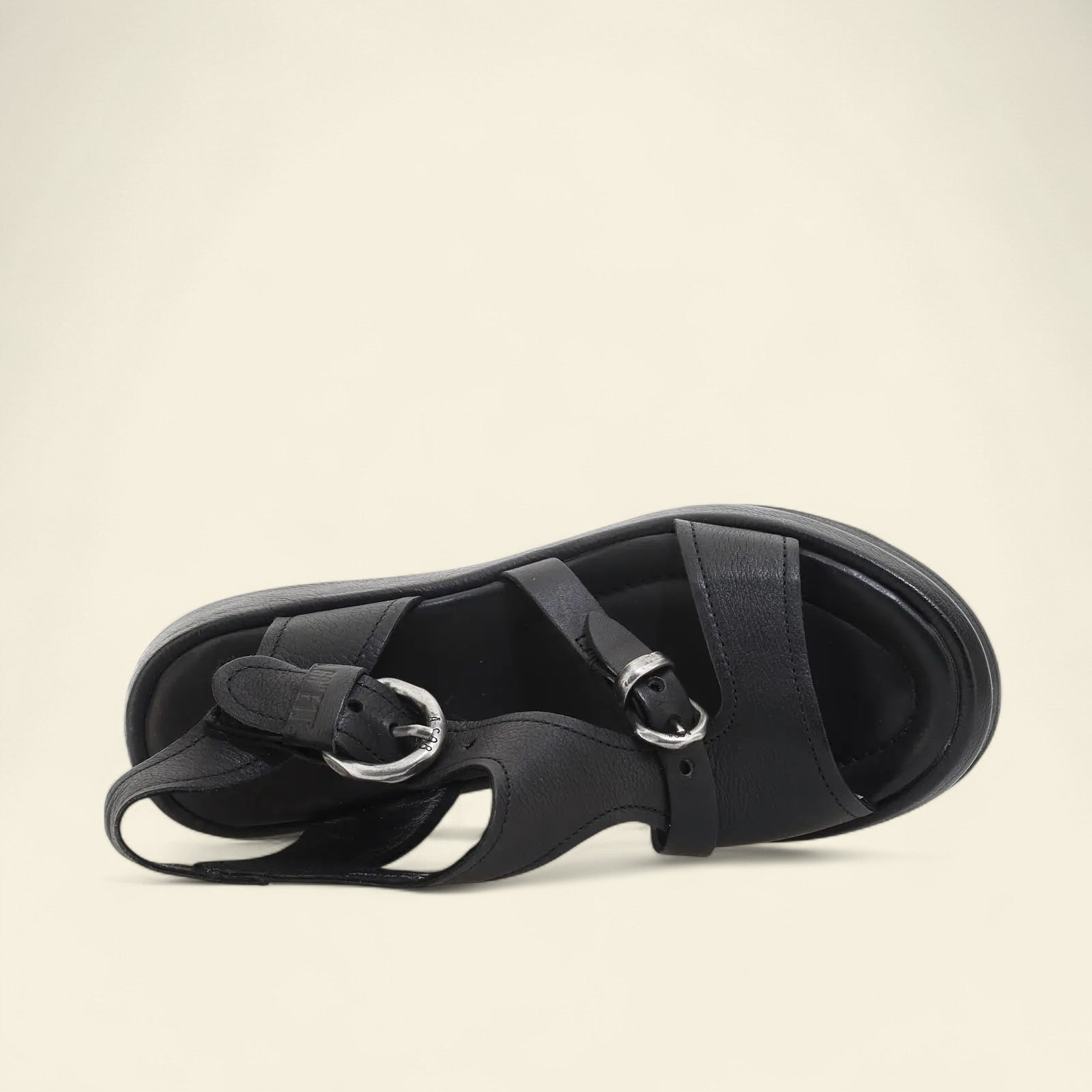 Stanley A.S.98 Black Summer 25 Leather Sandal