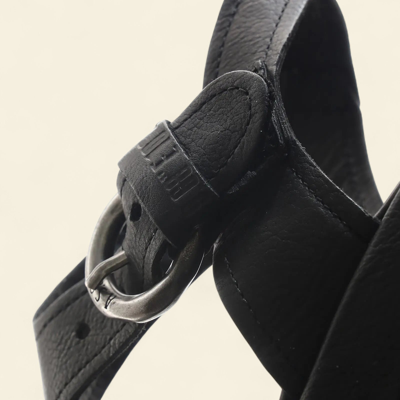 Stanley A.S.98 Black Summer 25 Leather Sandal