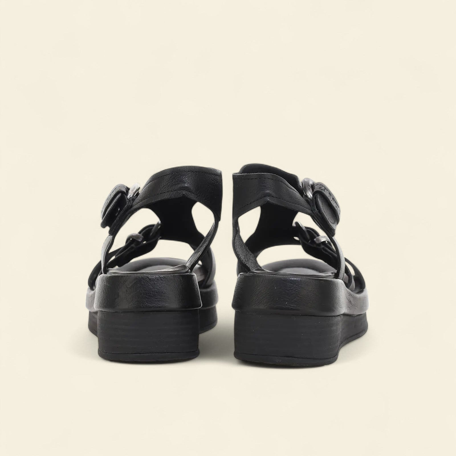 Stanley A.S.98 Black Summer 25 Leather Sandal