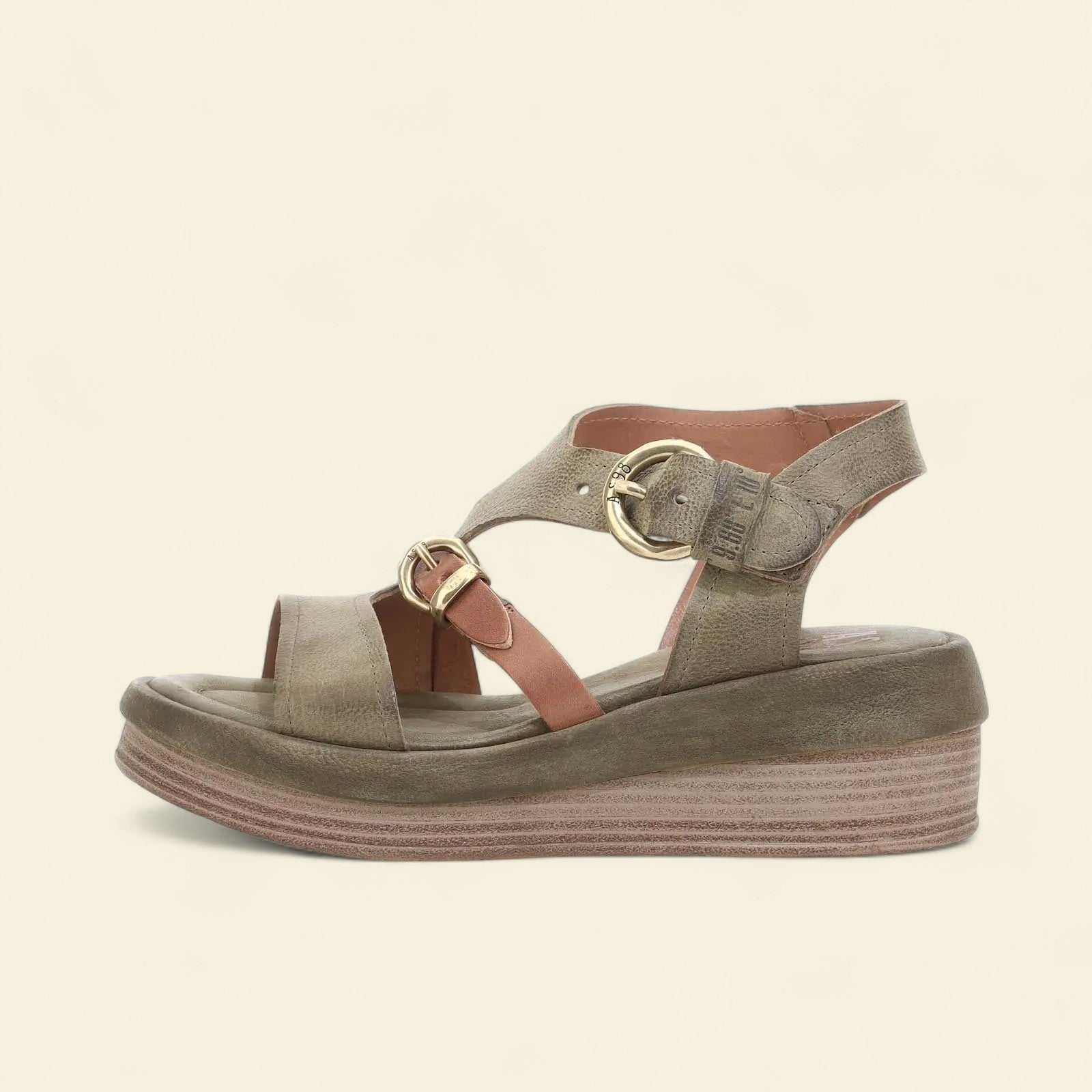 Stanley A.S.98 Green Summer 25 Leather Sandal