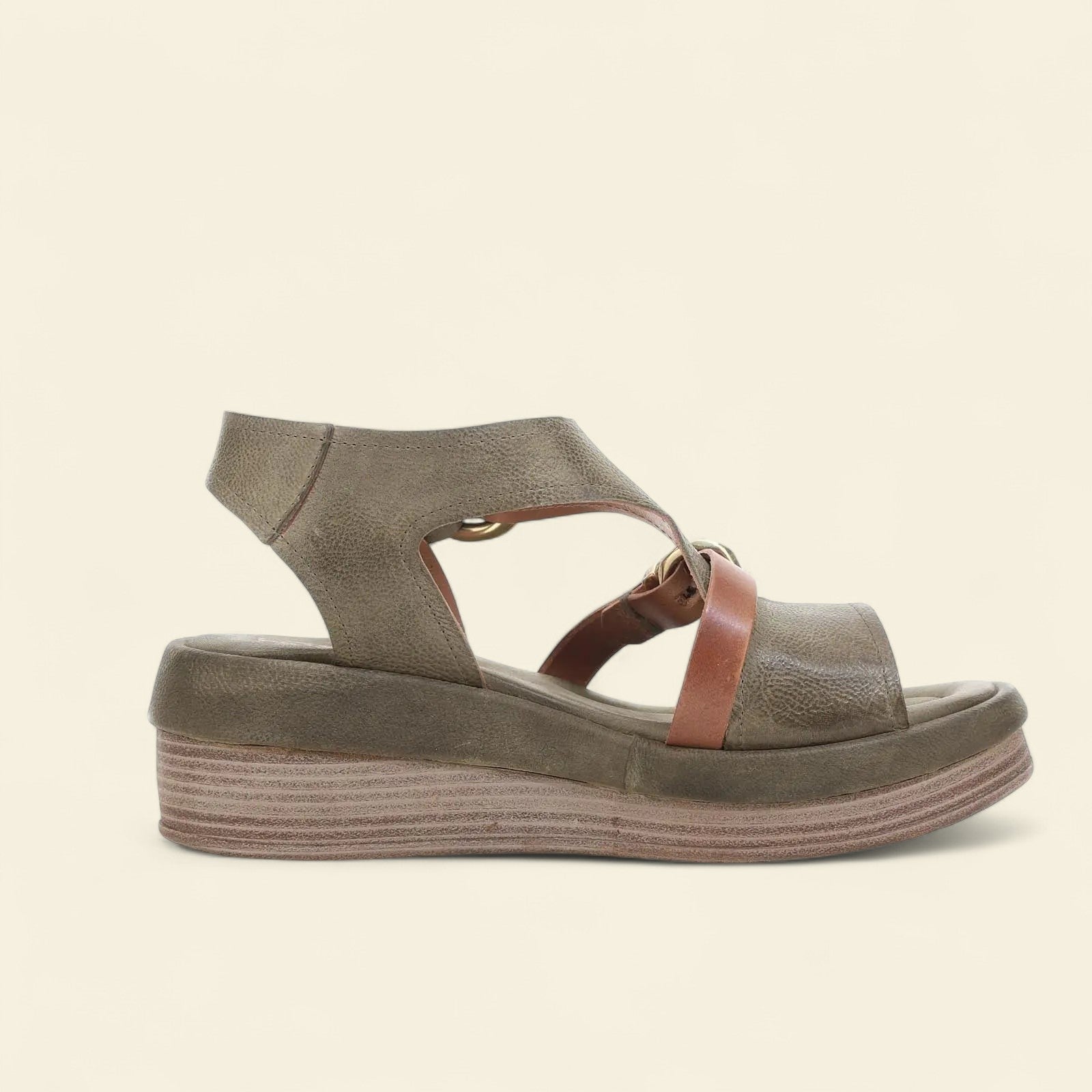 Stanley A.S.98 Green Summer 25 Leather Sandal