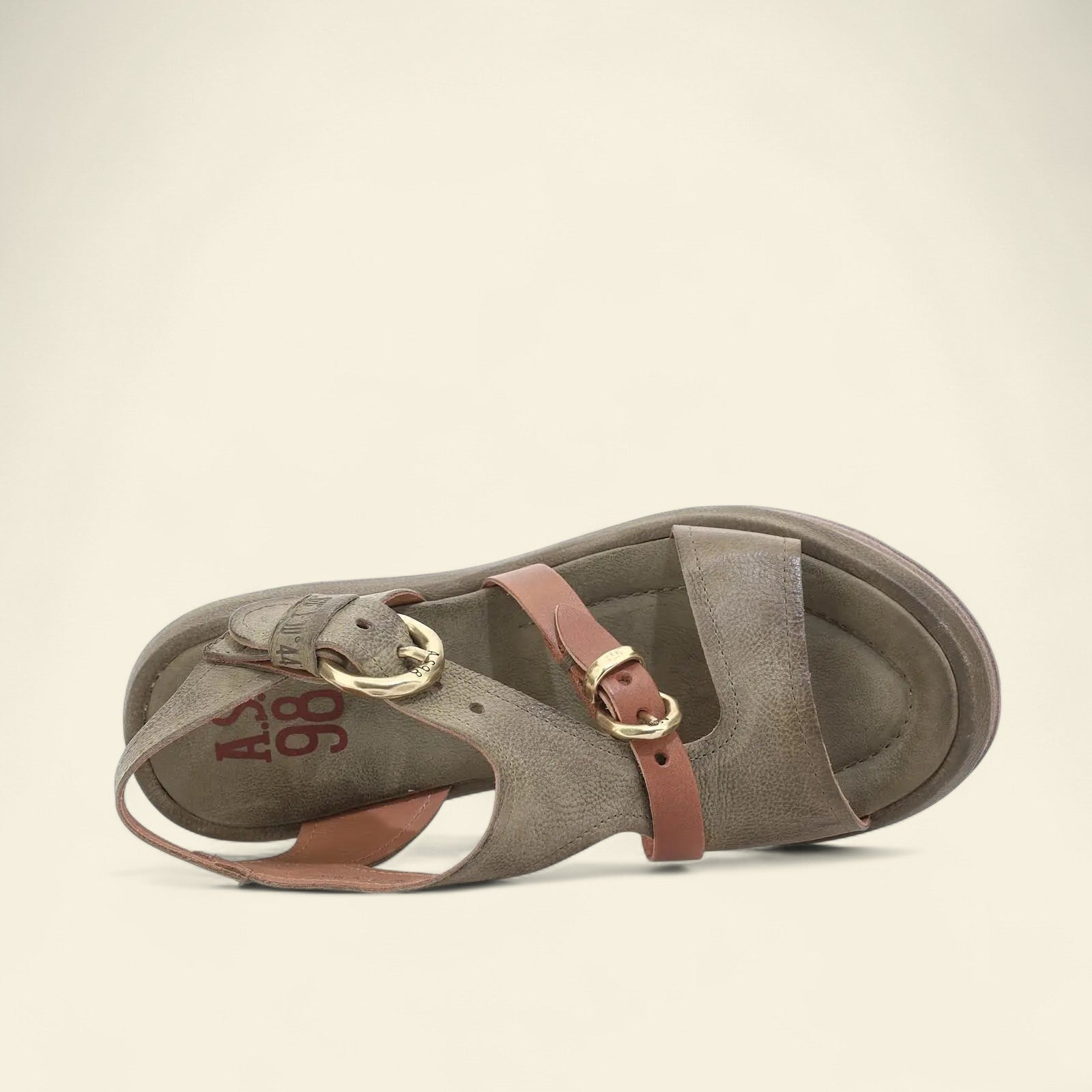 Stanley A.S.98 Green Summer 25 Leather Sandal