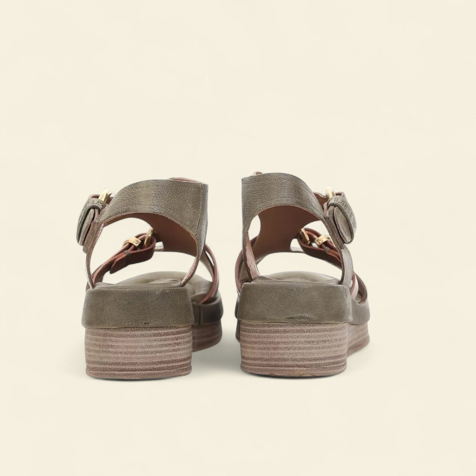 Stanley A.S.98 Green Summer 25 Leather Sandal