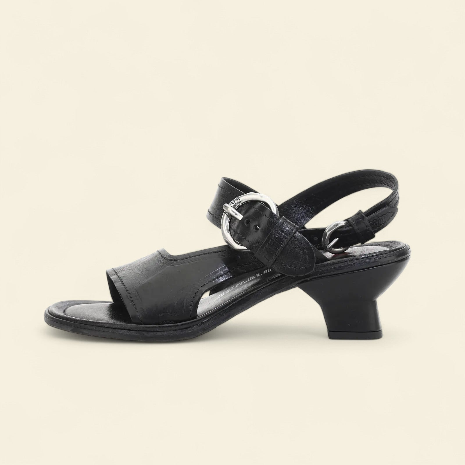 Brystol A.S.98 Black Summer 25 Leather Sandal