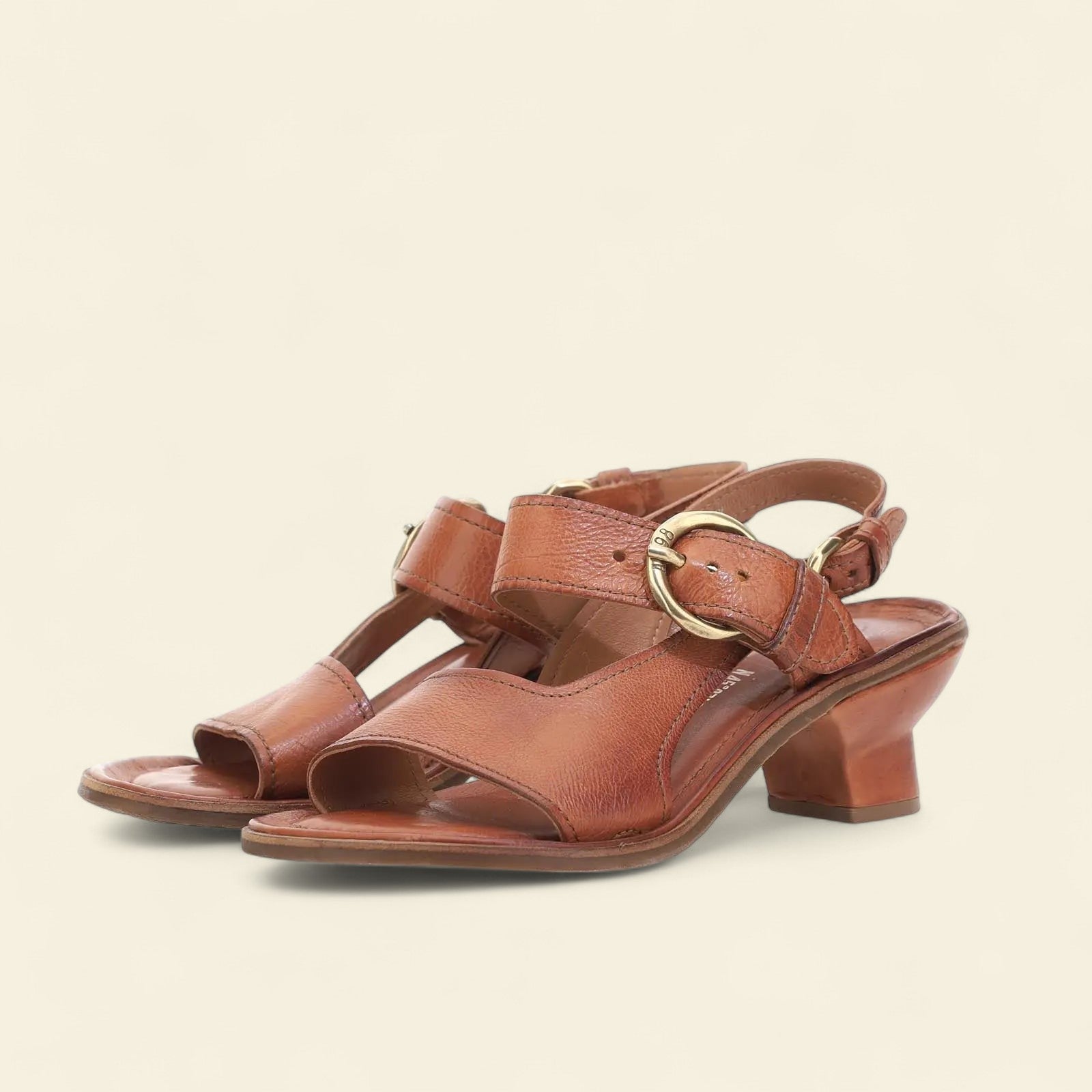 Brystol A.S.98 Brown Summer 25 Leather Sandal