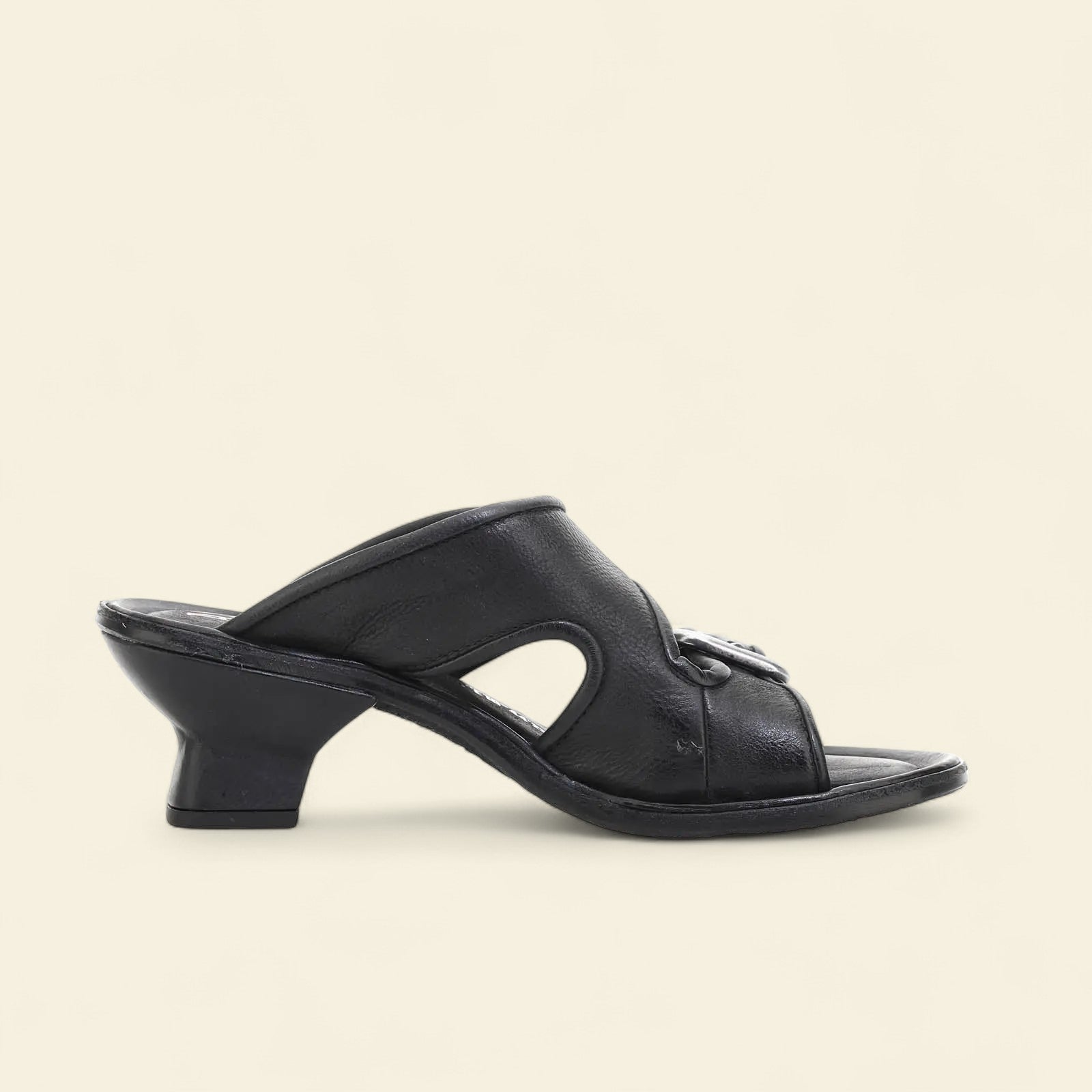Bentley A.S.98 Black Summer 25 Leather Sandal
