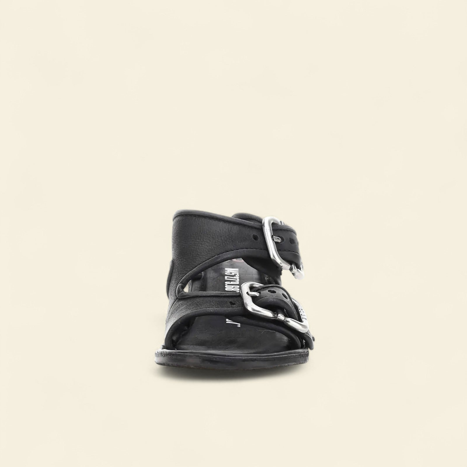 Bentley A.S.98 Black Summer 25 Leather Sandal
