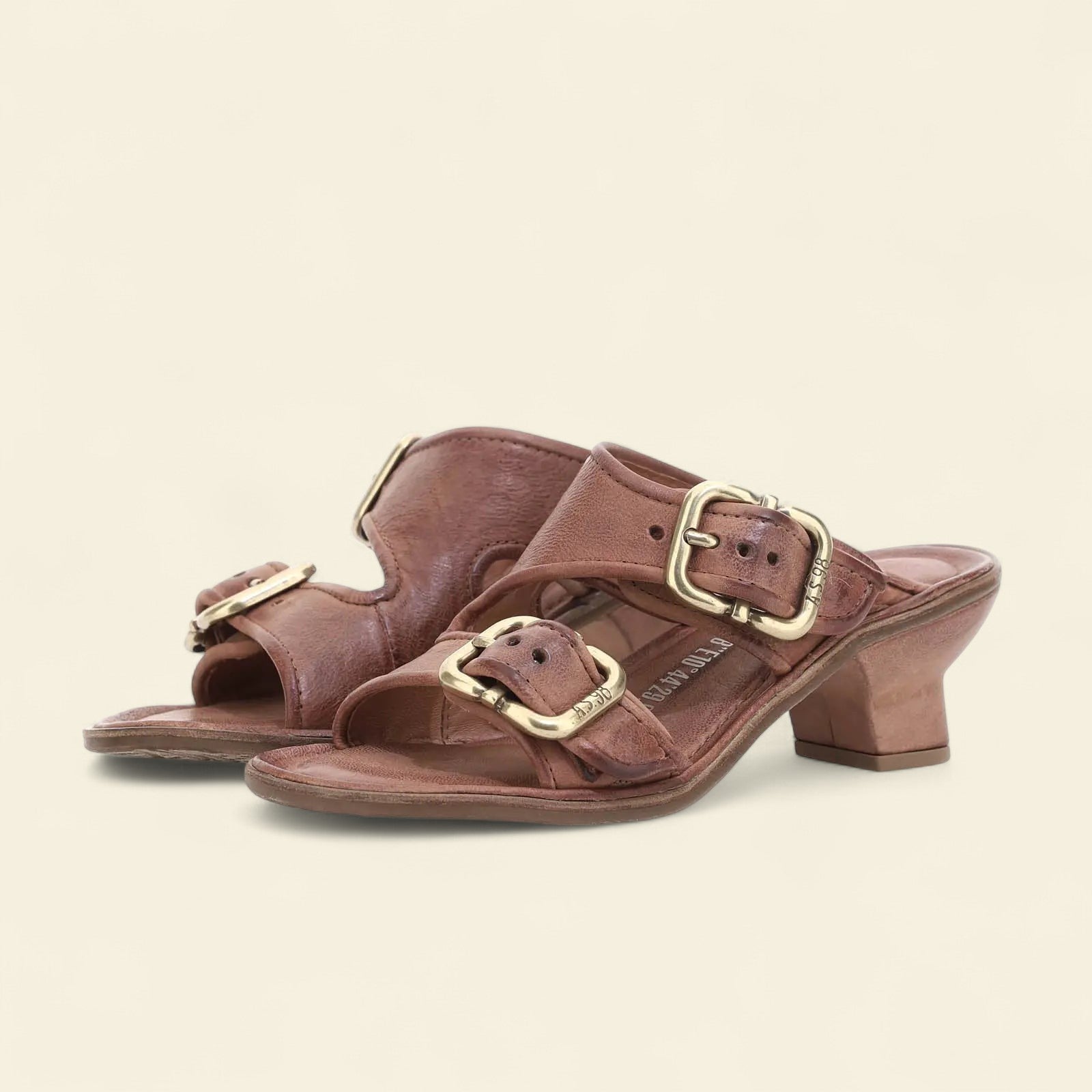 Bentley A.S.98 Brown Summer 25 Leather Sandal