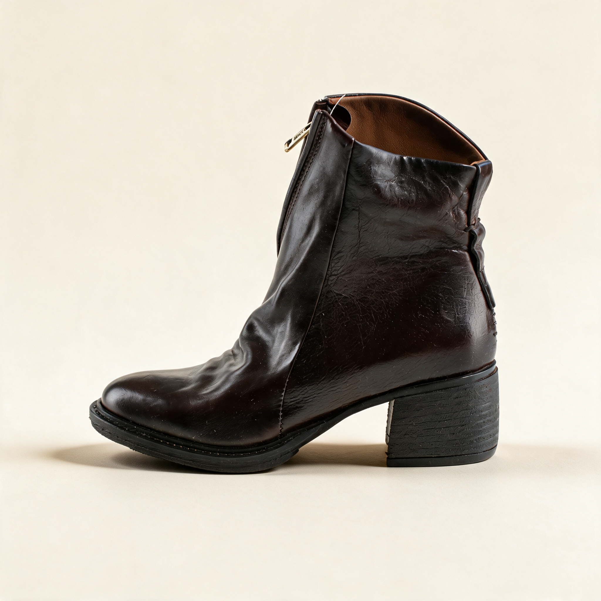 A.S.98 LIRA Ebony ankle boots, outer side profile
