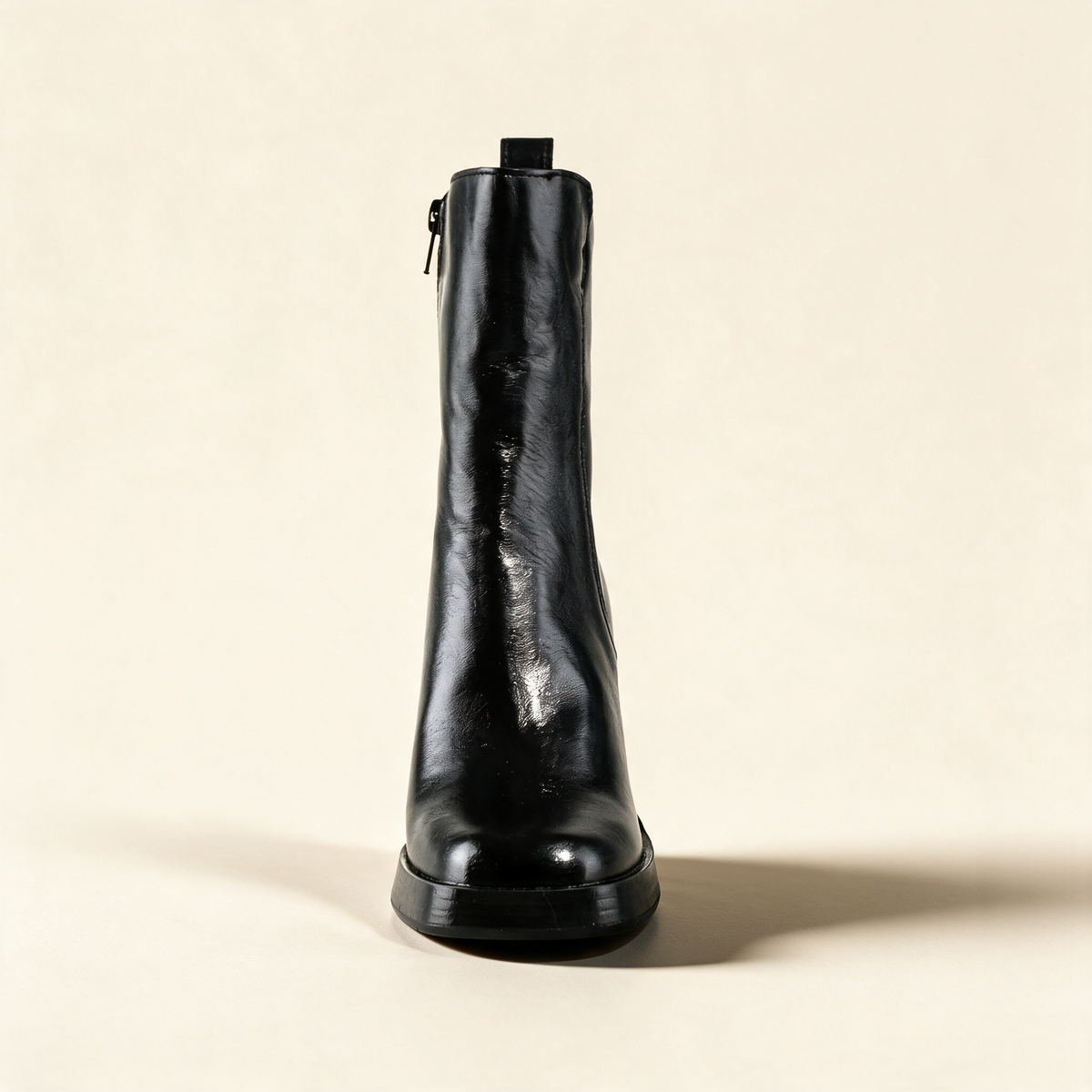 MJUS MADDALENA Black ankle boots, rear view