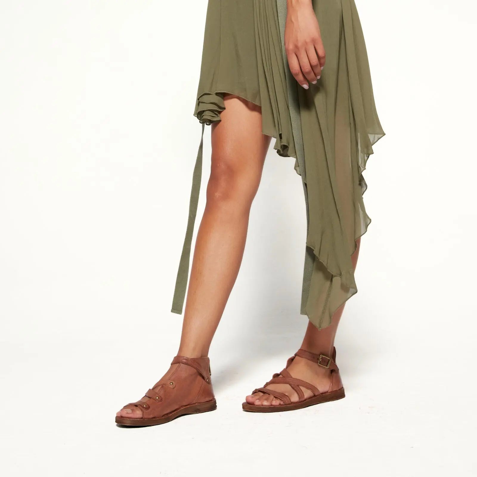 Ralph A.S.98 Brown Summer 25 Leather Sandal