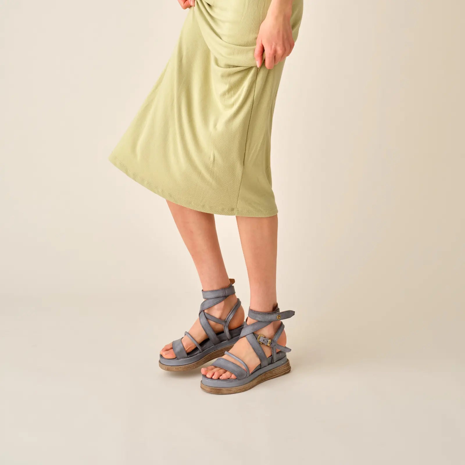 Lexi A.S.98 Blue Summer 25 Leather Sandal