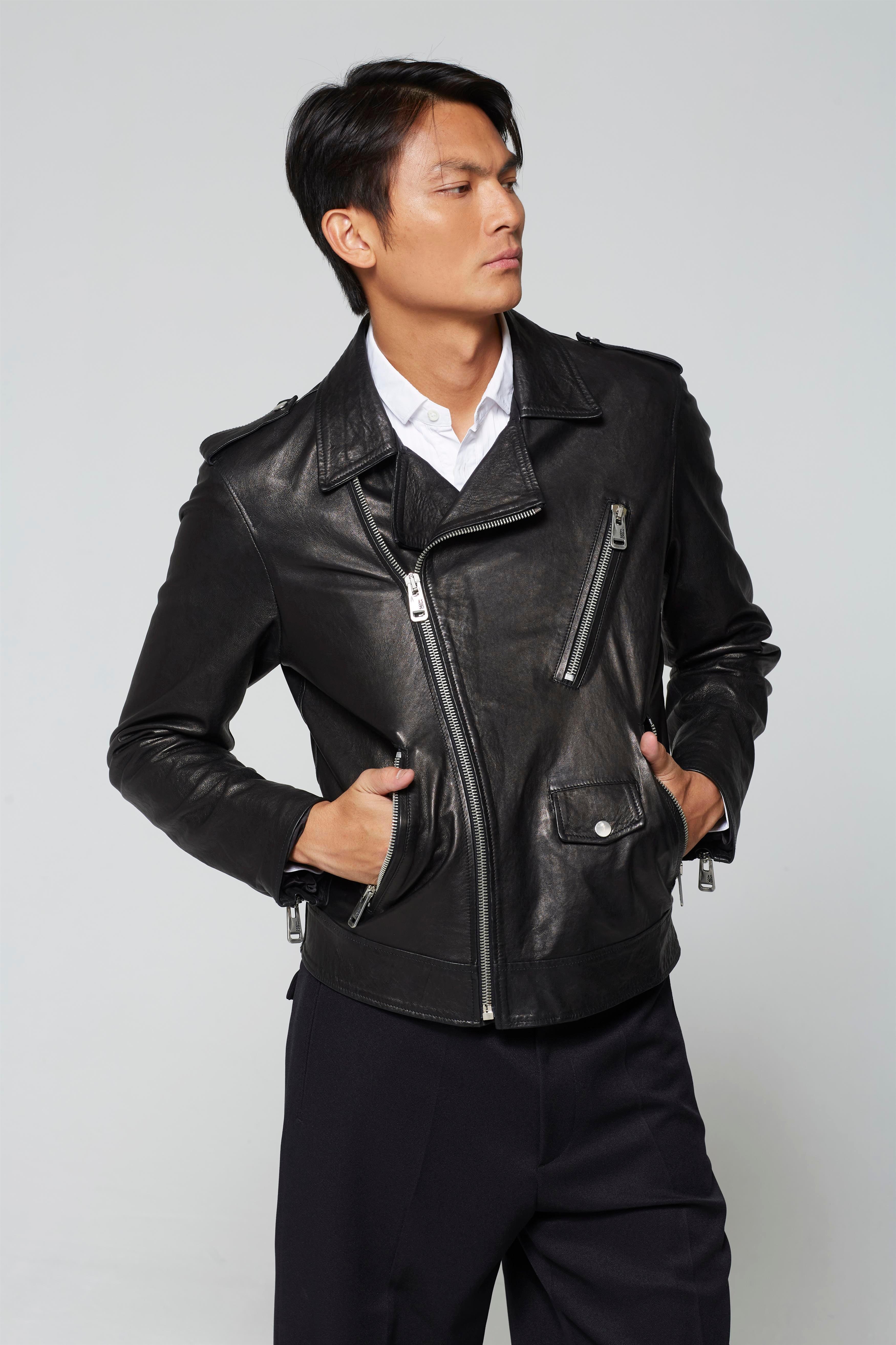A.S.98 Leather Jacket - Jimmy - A.S. 98 -