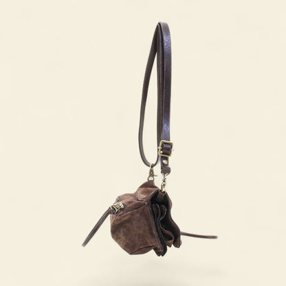 A.S.98 Margo small leather crossbody bag with fringe detail Winter 26 