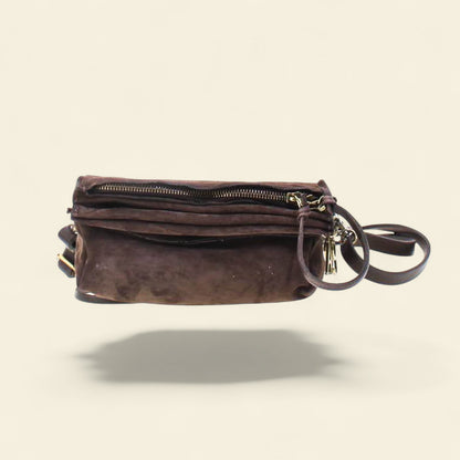 A.S.98 Margo small leather crossbody bag with fringe detail Winter 26 
