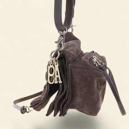 A.S.98 Margo small leather crossbody bag with fringe detail Winter 26 