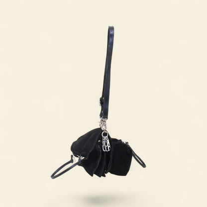 A.S.98 Margo small leather crossbody bag with fringe detail Winter 26 