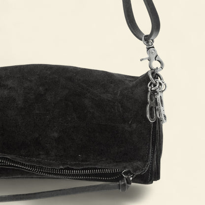 A.S.98 Margo small leather crossbody bag with fringe detail Winter 26 