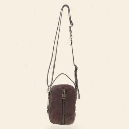 A.S.98 Heidy small leather crossbody handbag with top handle and zip closure Winter 26 