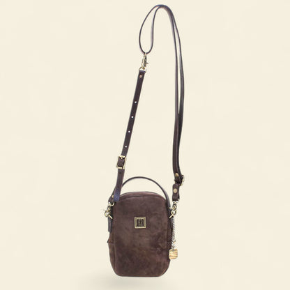 A.S.98 Heidy small leather crossbody handbag with top handle and zip closure Winter 26 