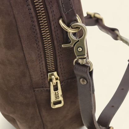 A.S.98 Heidy small leather crossbody handbag with top handle and zip closure Winter 26 
