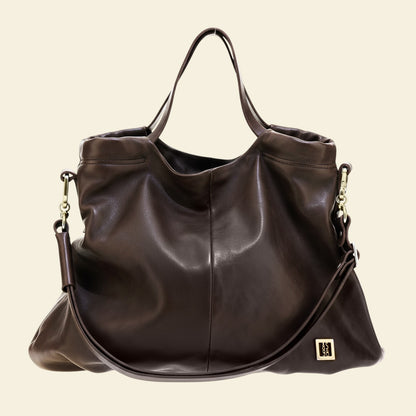 A.S.98 Pamel soft leather tote bag with shoulder strap 