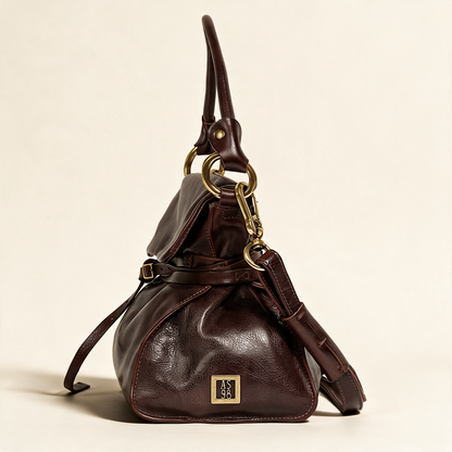 A.S.98 ELLEN Ebony handbags, outer side profile 