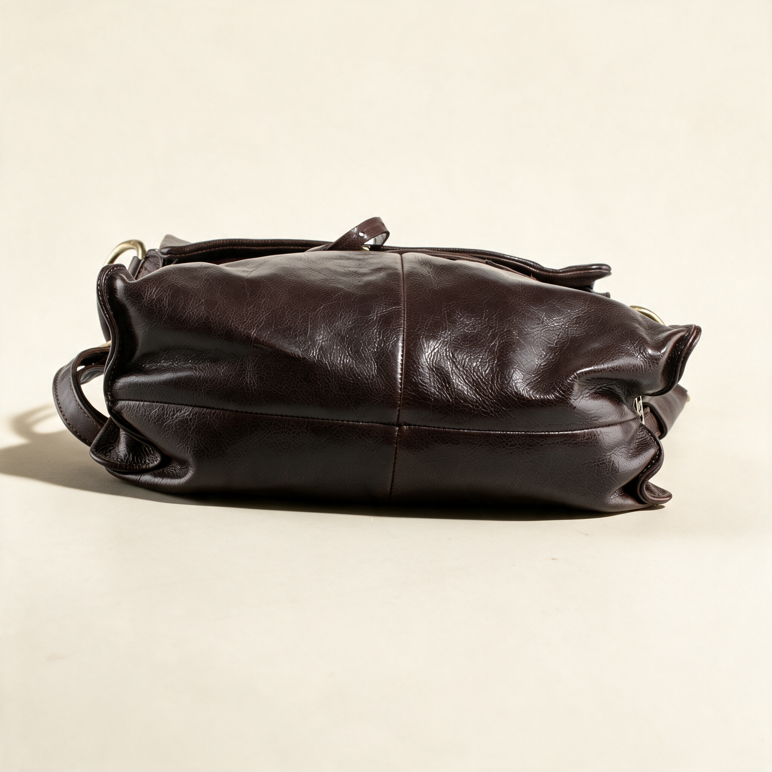 A.S.98 ELLEN Ebony handbags, hardware and construction detail 