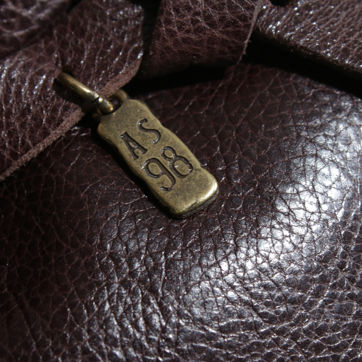 A.S.98 ELLEN Ebony handbags, interior and construction detail 