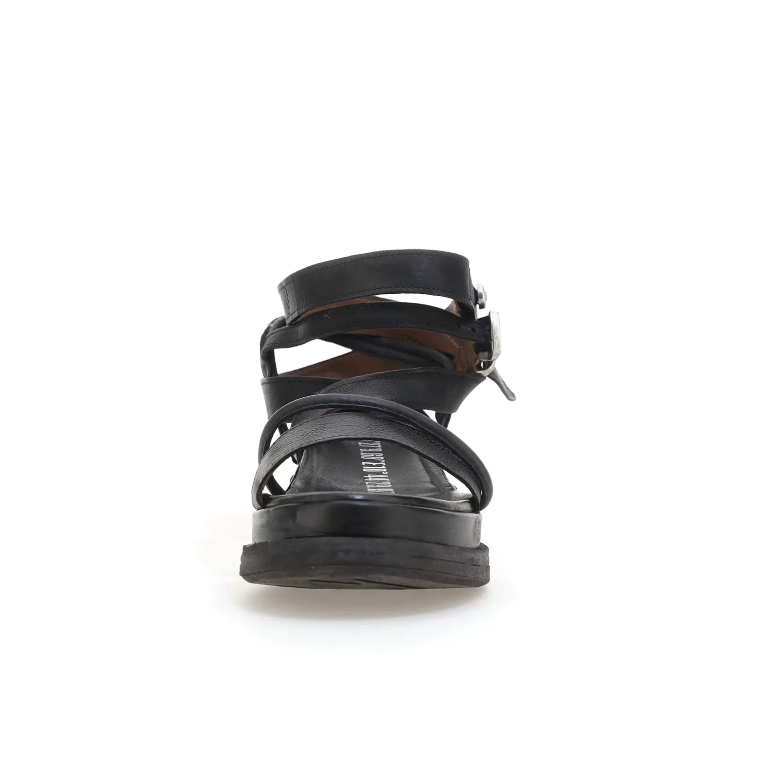 Lexi A.S.98 Black Summer 25 Leather Sandal 