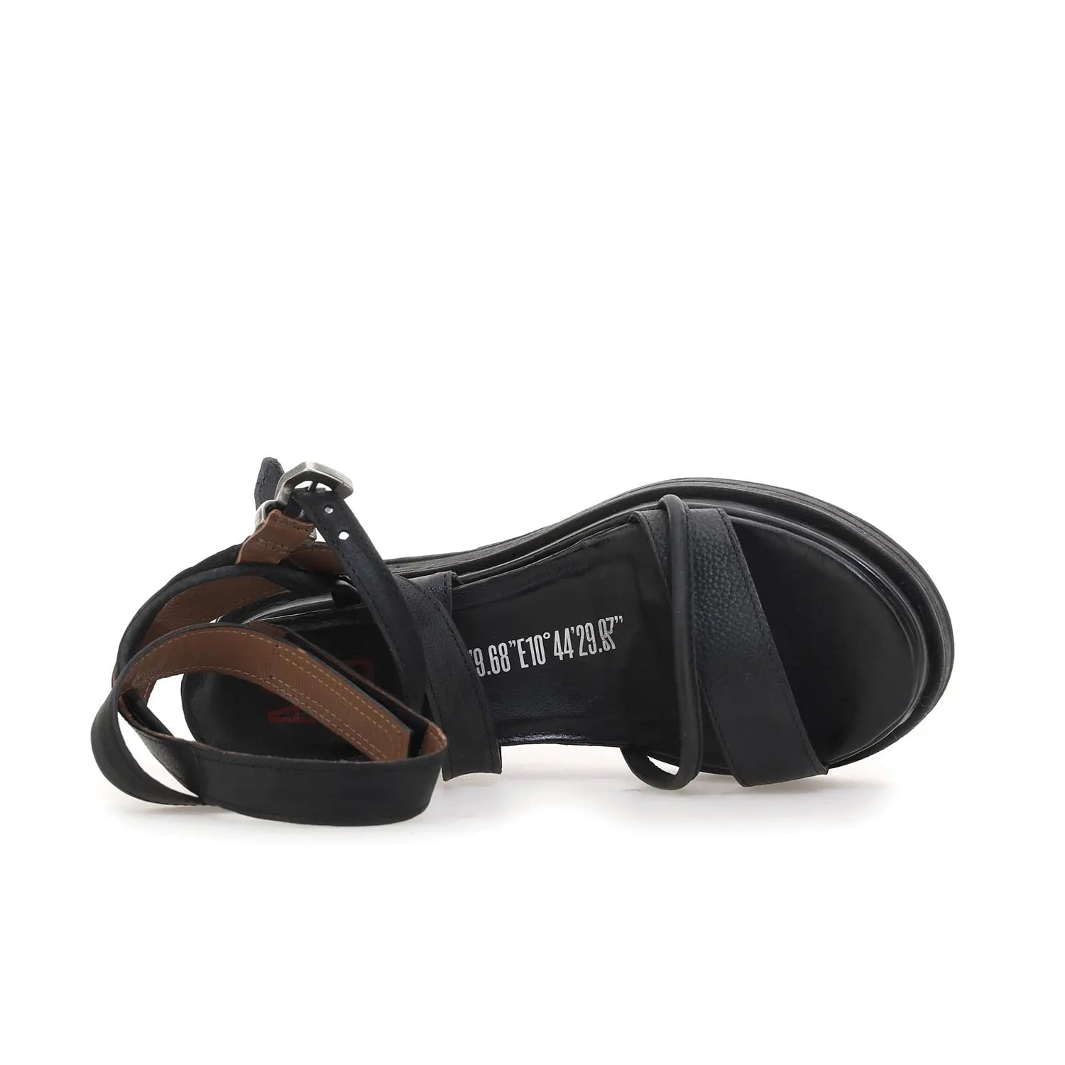 Lexi A.S.98 Black Summer 25 Leather Sandal 