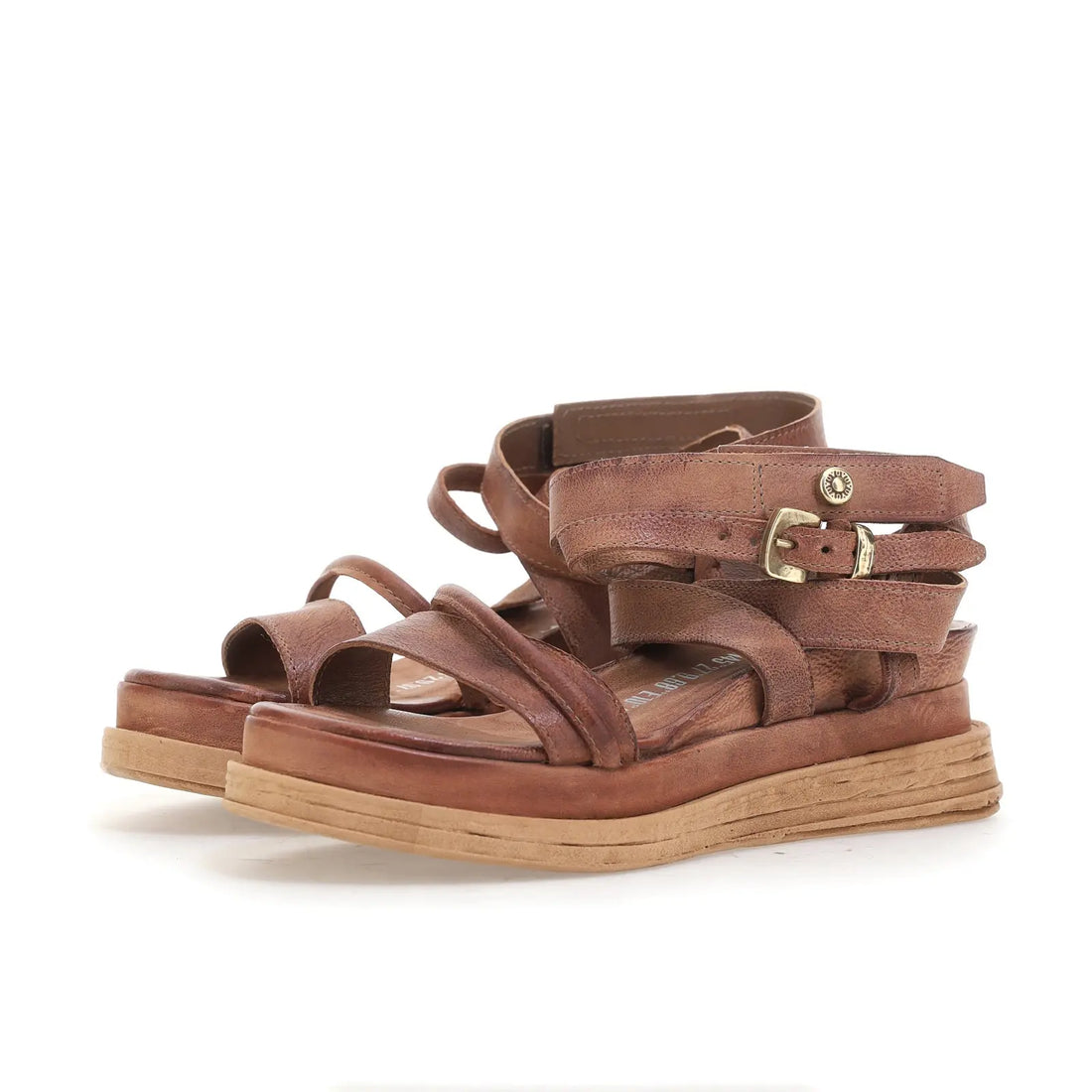 Lexi A.S.98 Brown Summer 25 Leather Sandal 