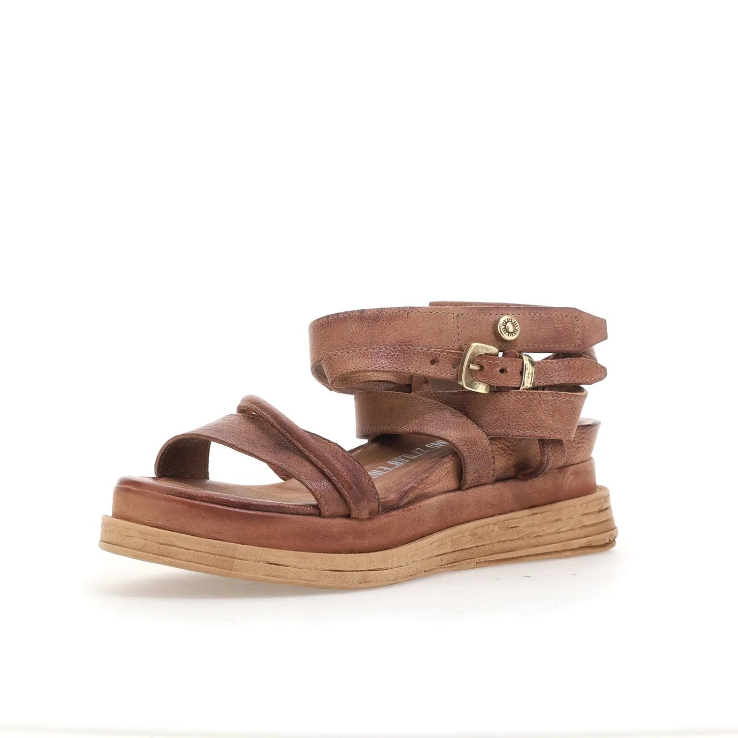 Lexi A.S.98 Brown Summer 25 Leather Sandal 