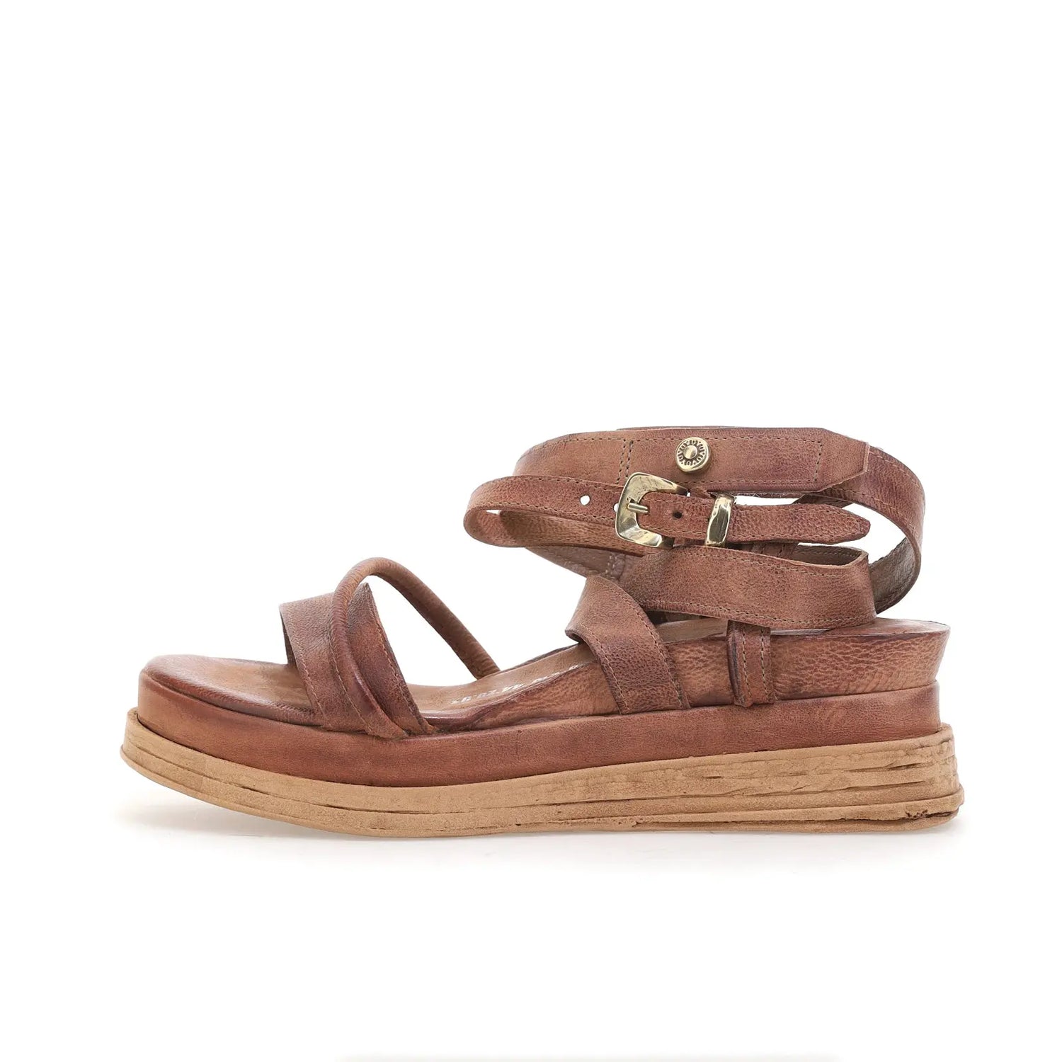 Lexi A.S.98 Brown Summer 25 Leather Sandal 