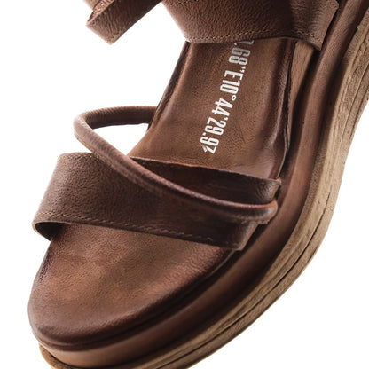 Lexi A.S.98 Brown Summer 25 Leather Sandal 