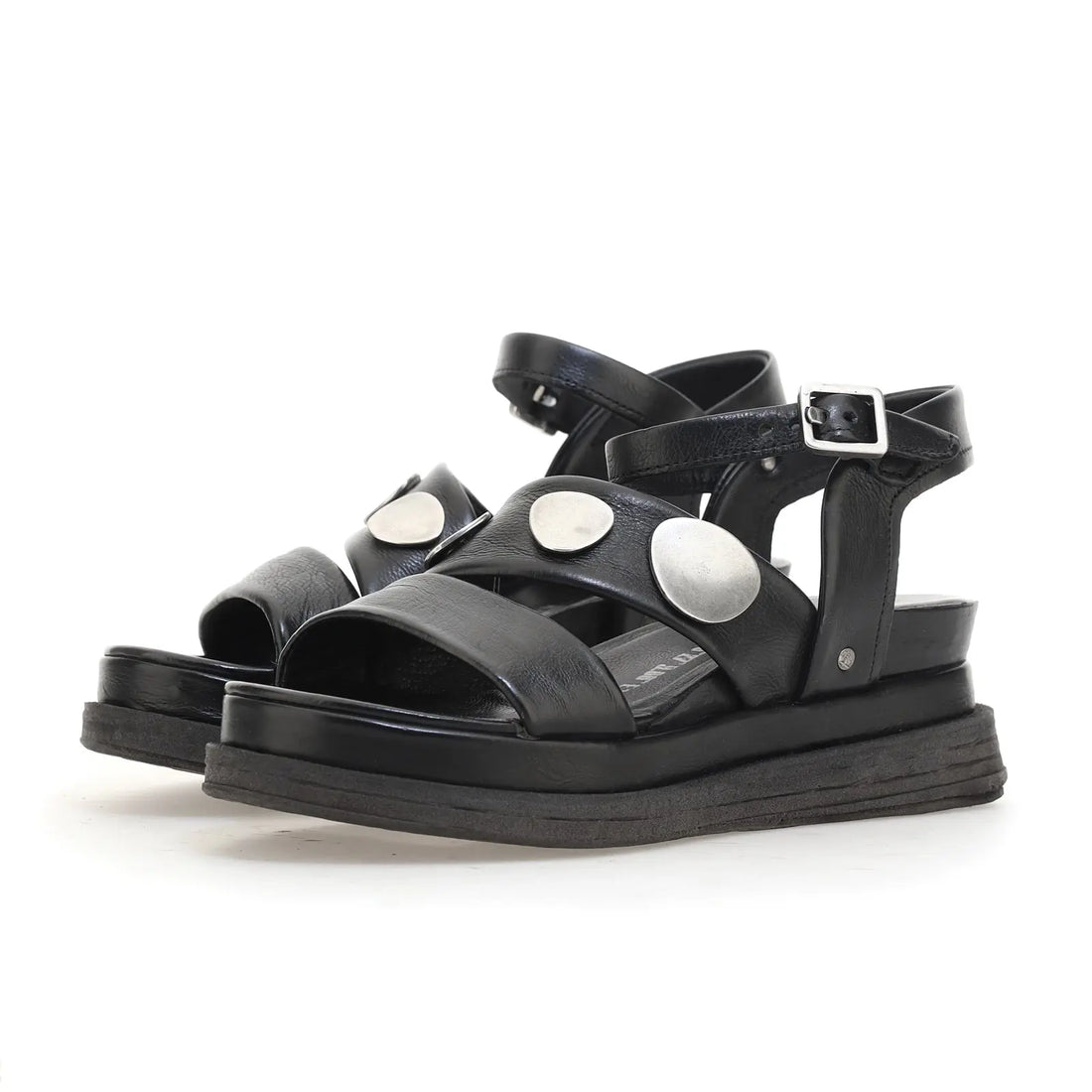 Lance A.S.98 Black Summer 25 Leather Sandal 