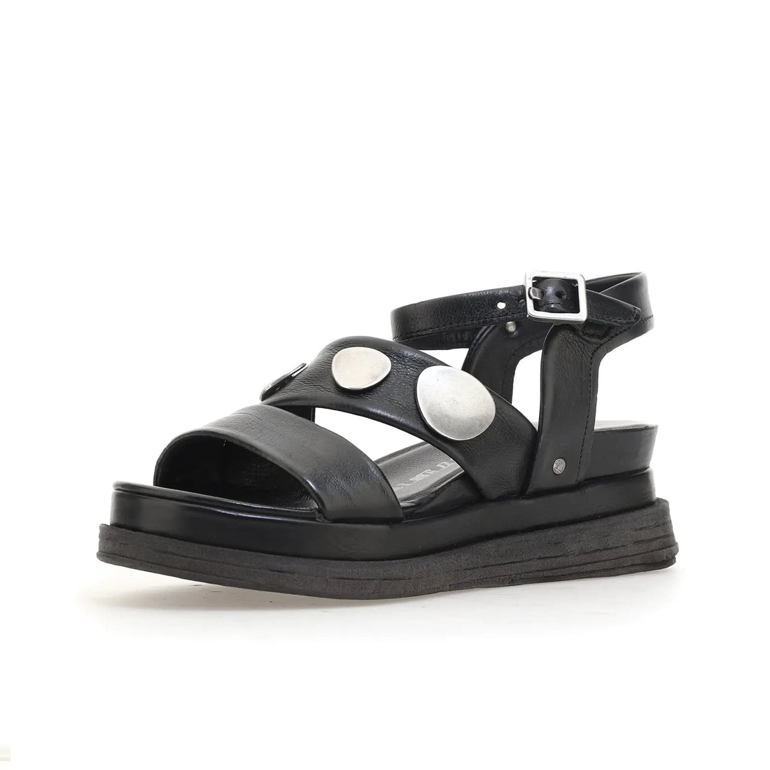 Lance A.S.98 Black Summer 25 Leather Sandal 