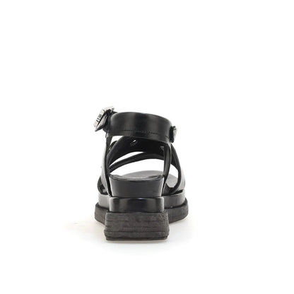 Lance A.S.98 Black Summer 25 Leather Sandal 