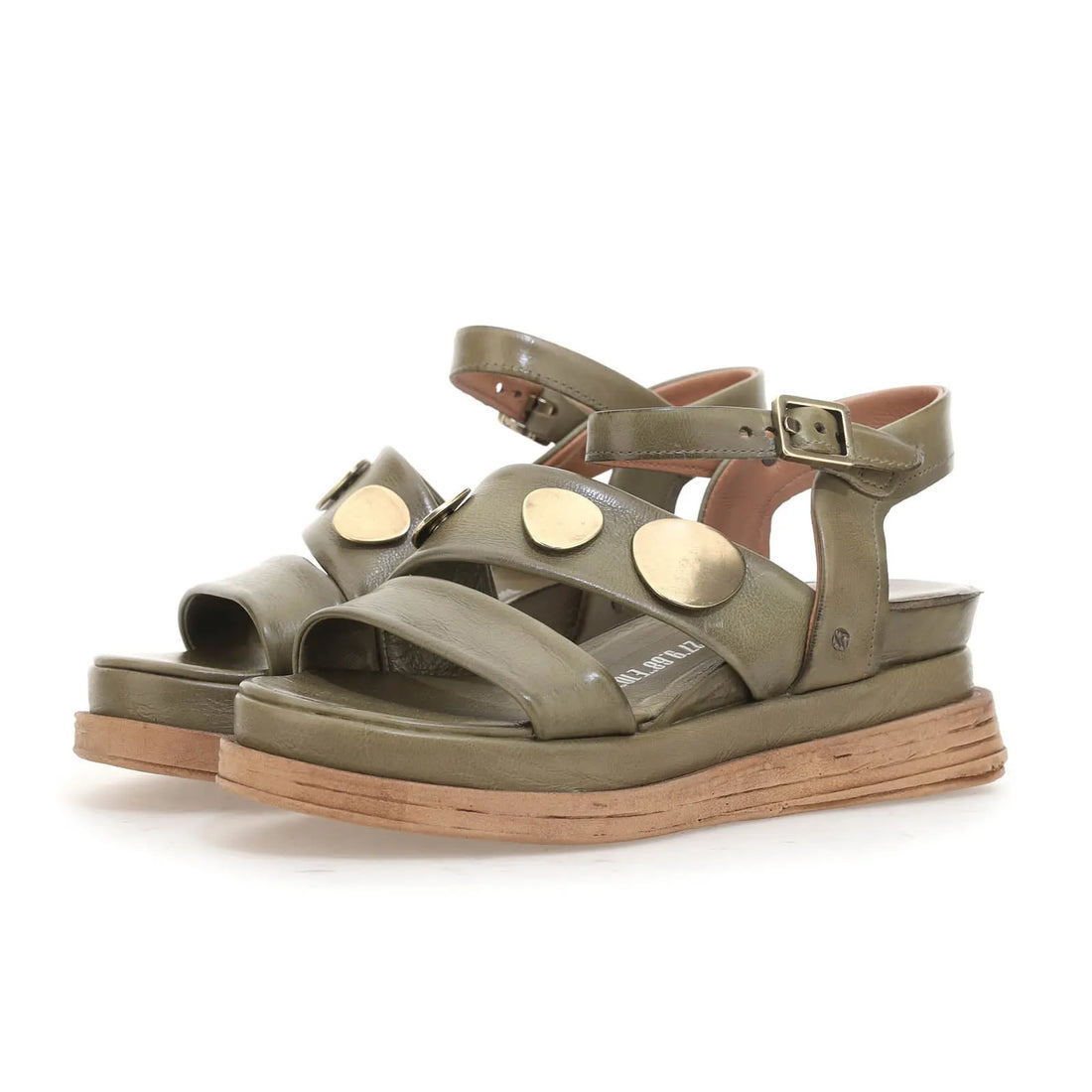 Lance A.S.98 Green Summer 25 Leather Sandal 