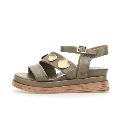 Lance A.S.98 Green Summer 25 Leather Sandal 