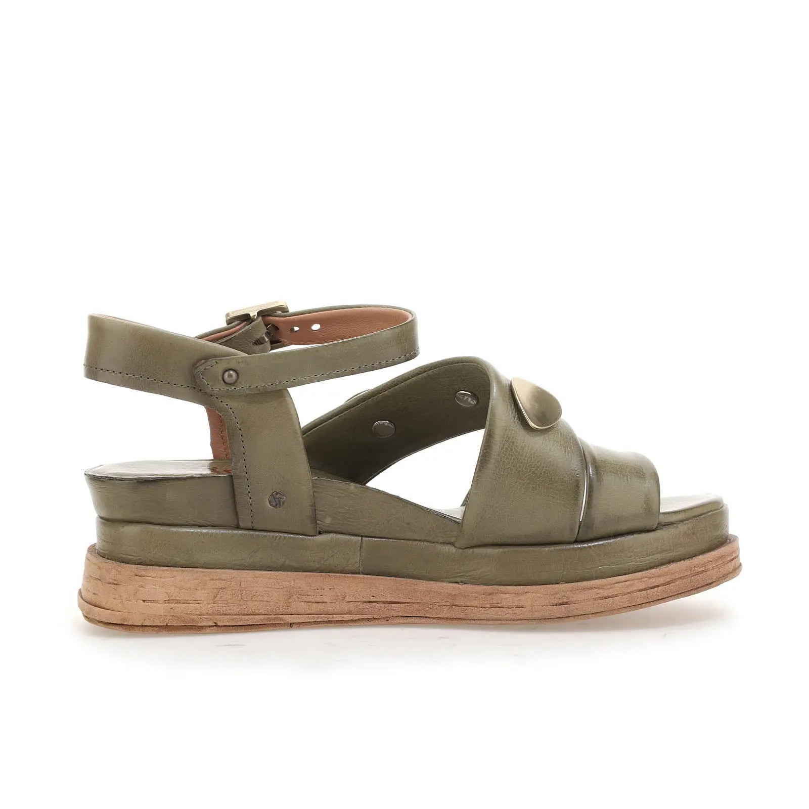 Lance A.S.98 Green Summer 25 Leather Sandal 