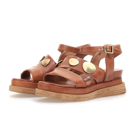 Lance A.S.98 Brown Summer 25 Leather Sandal 