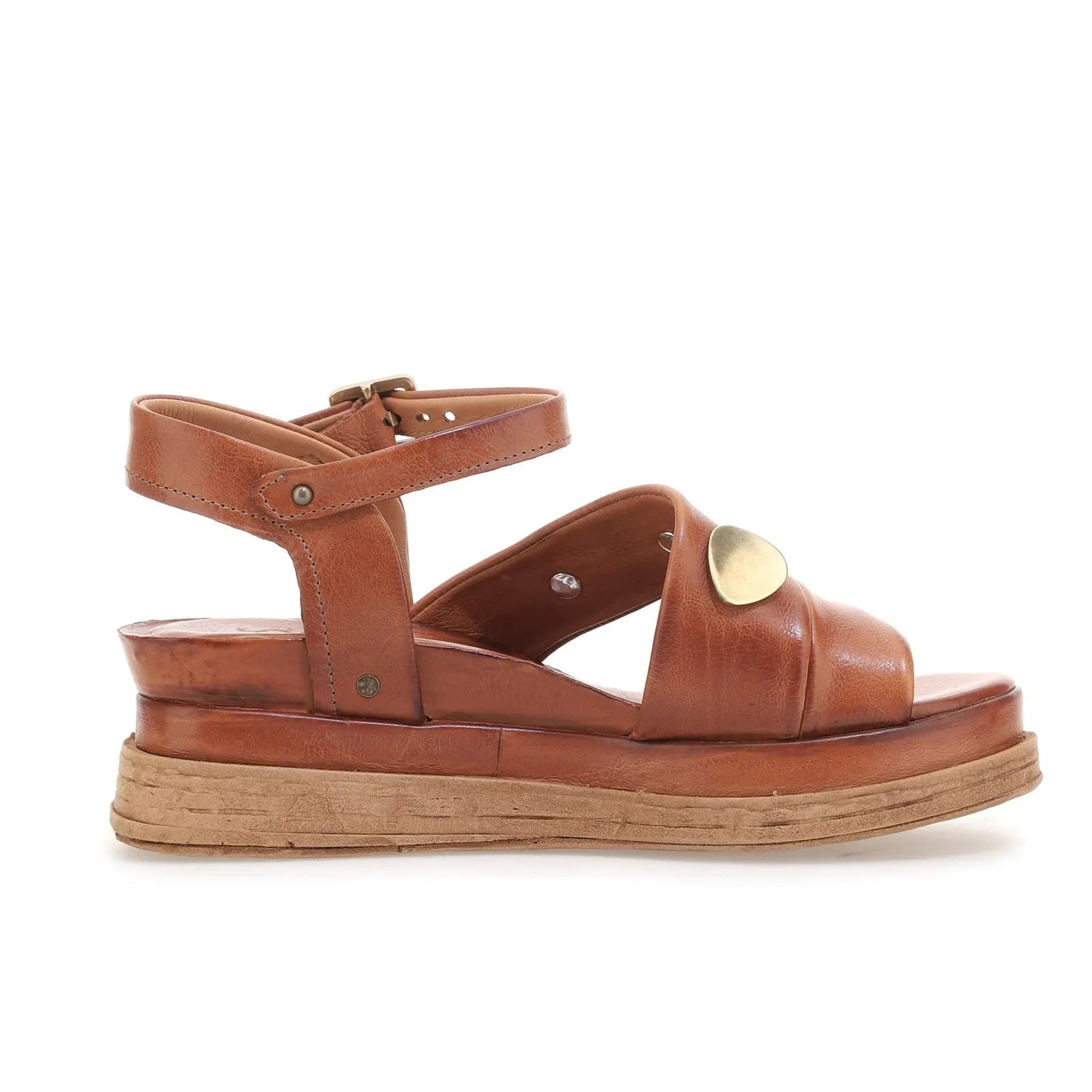 Lance A.S.98 Brown Summer 25 Leather Sandal 