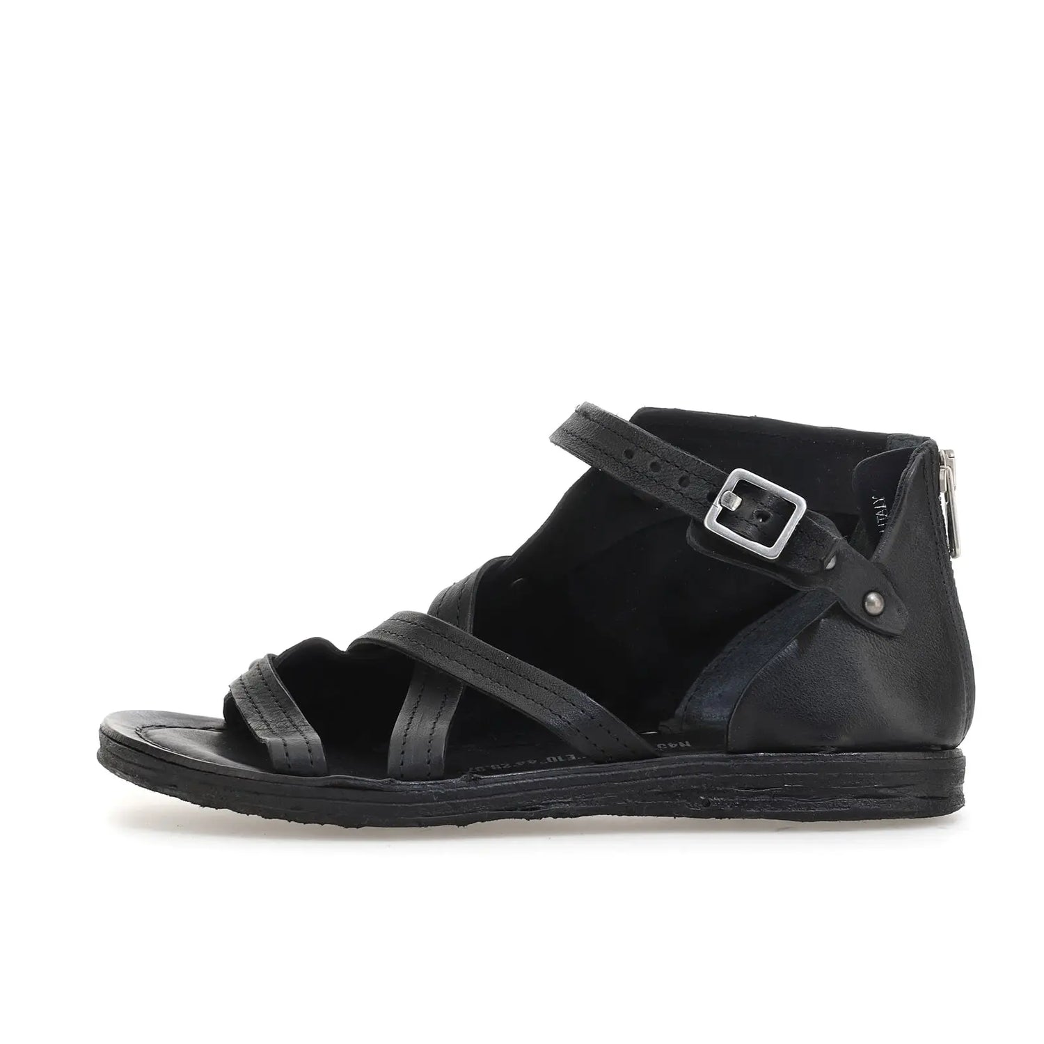 Ralph A.S.98 Black Summer 25 Leather Sandal 