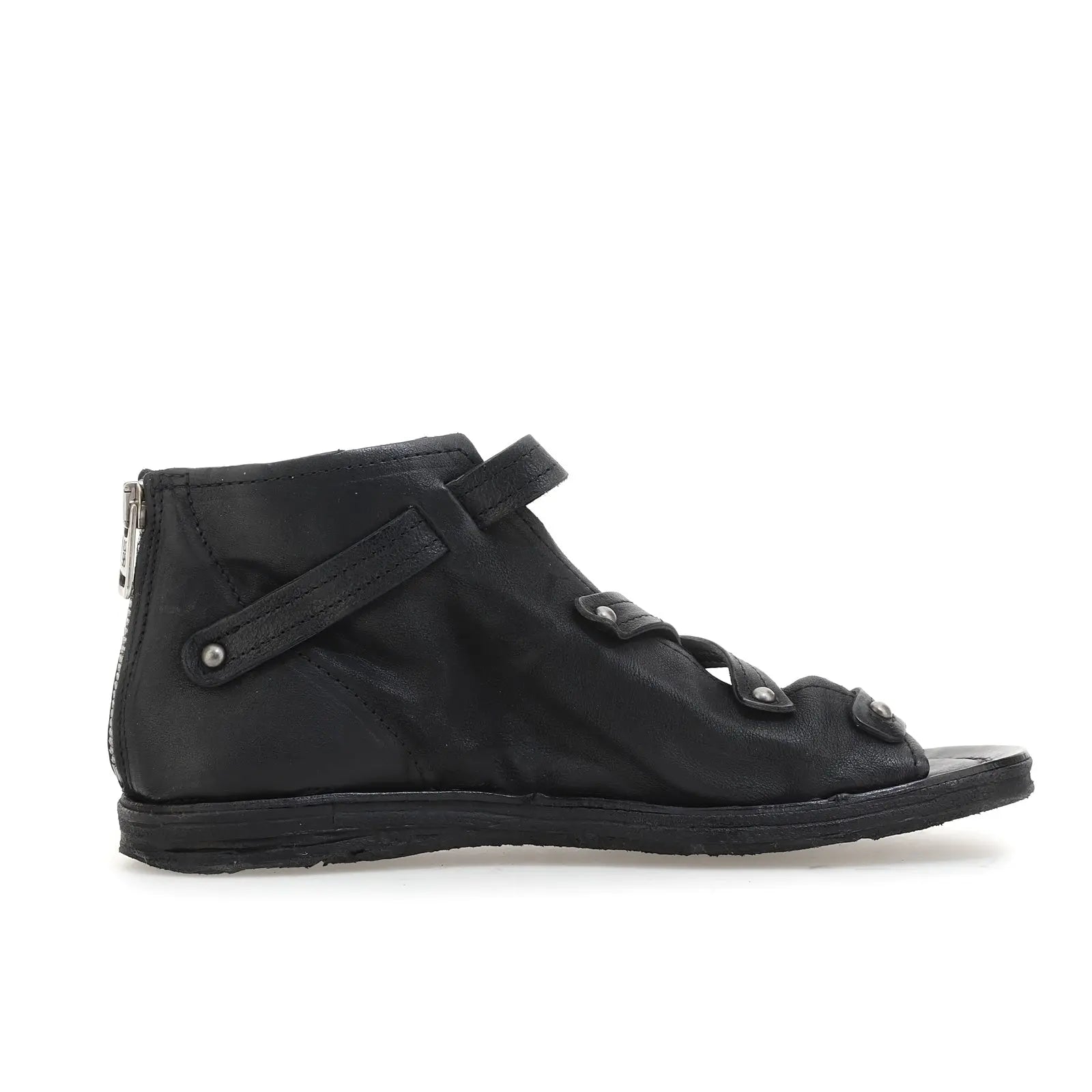 Ralph A.S.98 Black Summer 25 Leather Sandal 