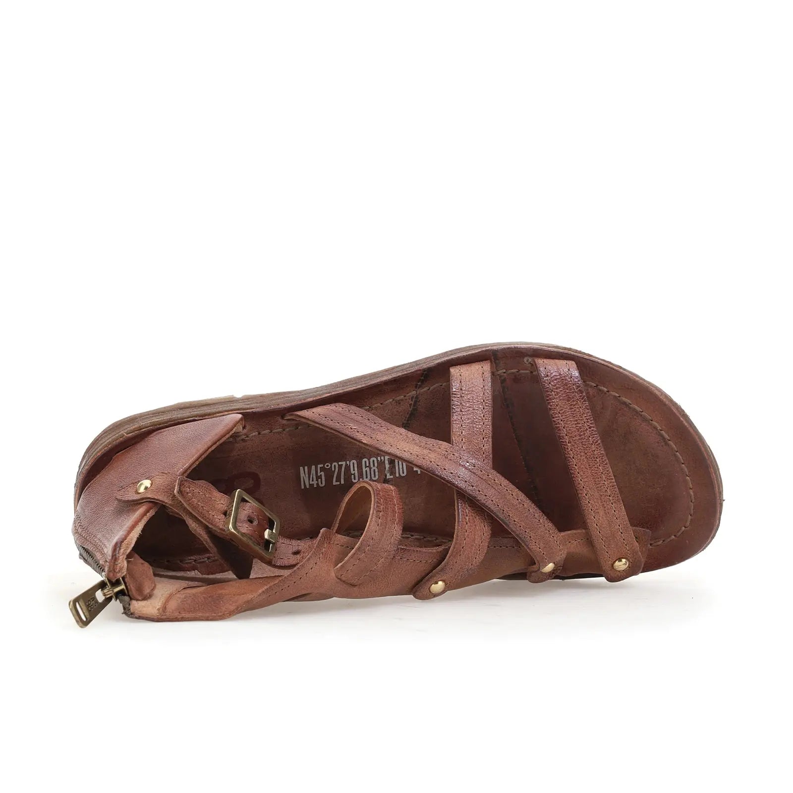 Ralph A.S.98 Brown Summer 25 Leather Sandal 