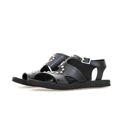 Rhomy A.S.98 Black Summer 25 Leather Sandal 