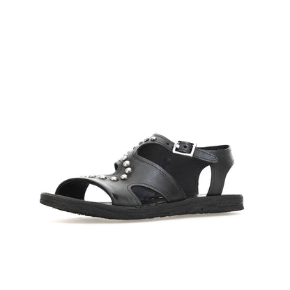 Rhomy A.S.98 Black Summer 25 Leather Sandal 