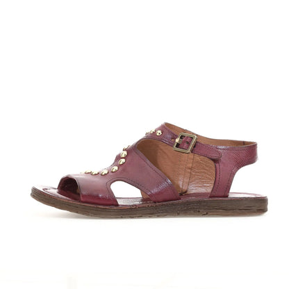 Rhomy A.S.98 Burgundy Summer 25 Leather Sandal 